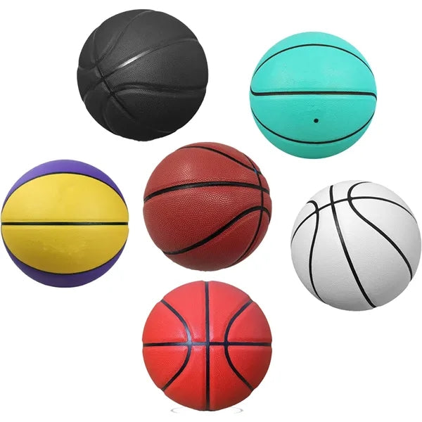 7# PU Basketball(White/Black Seam)