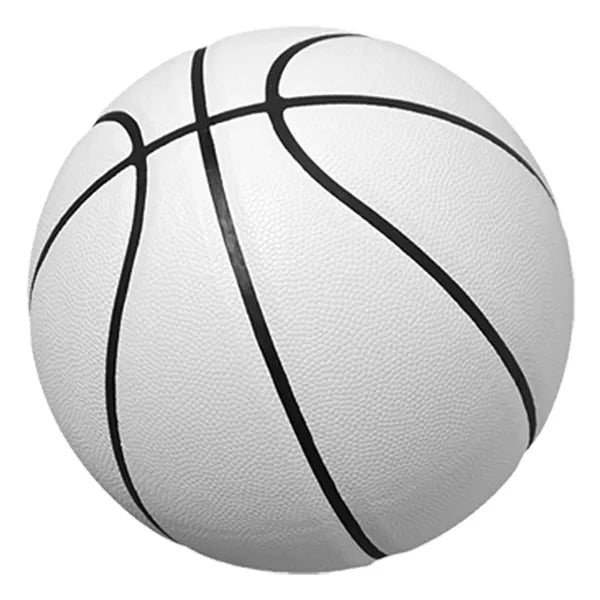 7# PU Basketball(White/Black Seam)
