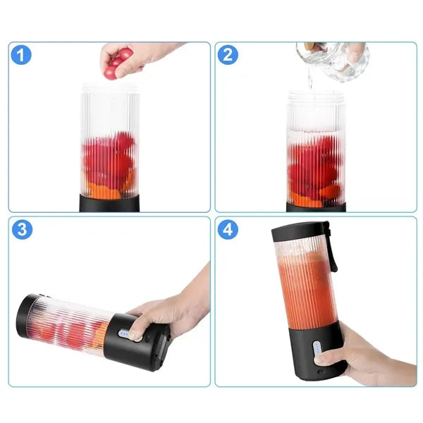 Portable Rechargeable Blender Bottle for Smoothies & Travel