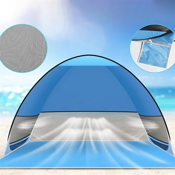 Pop Up Beach Tent Sun Shelter for Outdoor Promotions