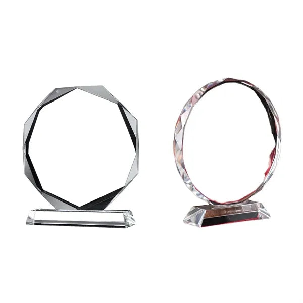 4" Distinctive Crystal Recognition Trophy