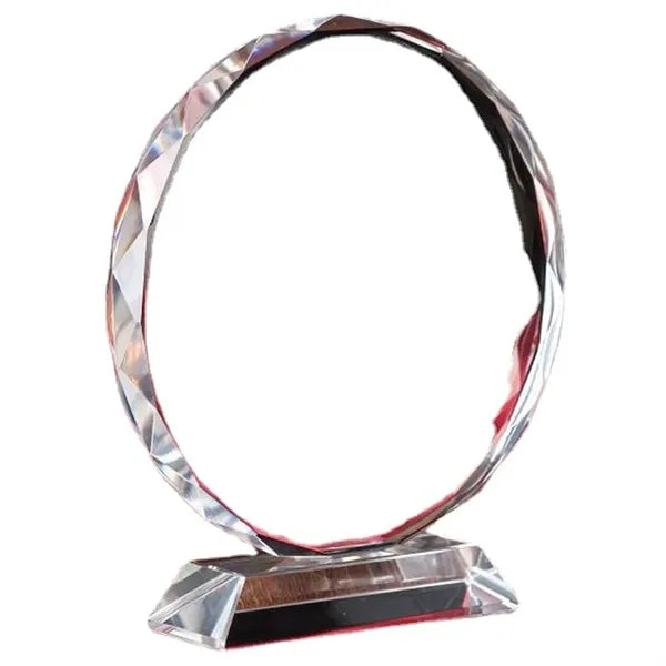 4" Distinctive Crystal Recognition Trophy