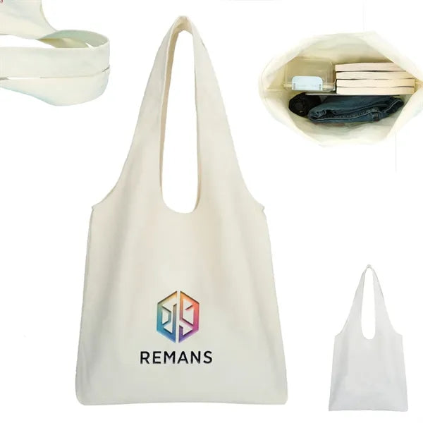 Large-Capacity 12 oz Canvas Carryall Tote