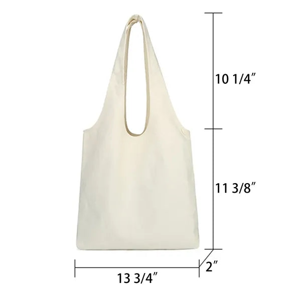 Small-Capacity 12 oz Canvas Carryall Tote