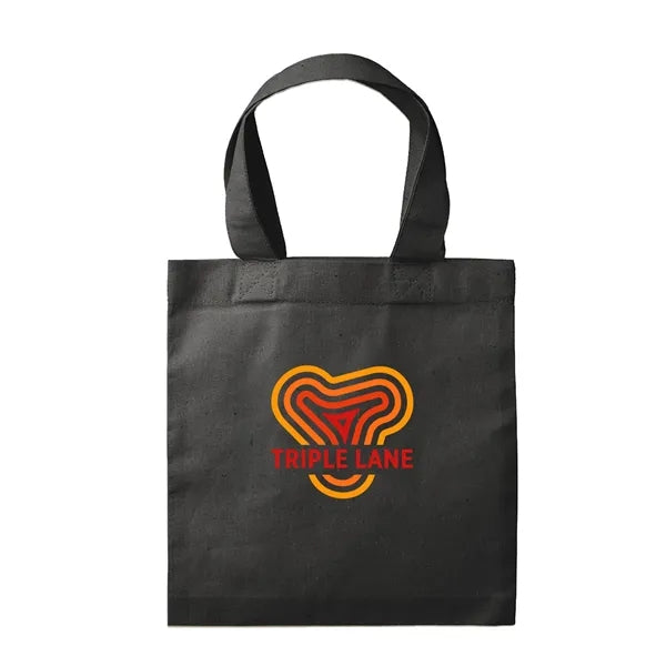Square Natural Cotton Fiber Gift Bag (Full Color Imprint)