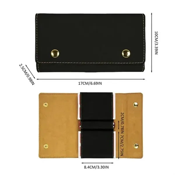 Leatherette Portable Game Pouch for Dice