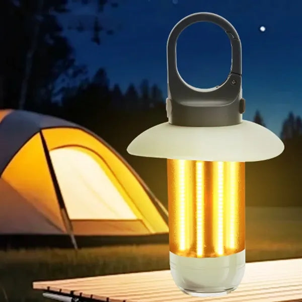 Vintage Camping Lantern with Tungsten Filament Design