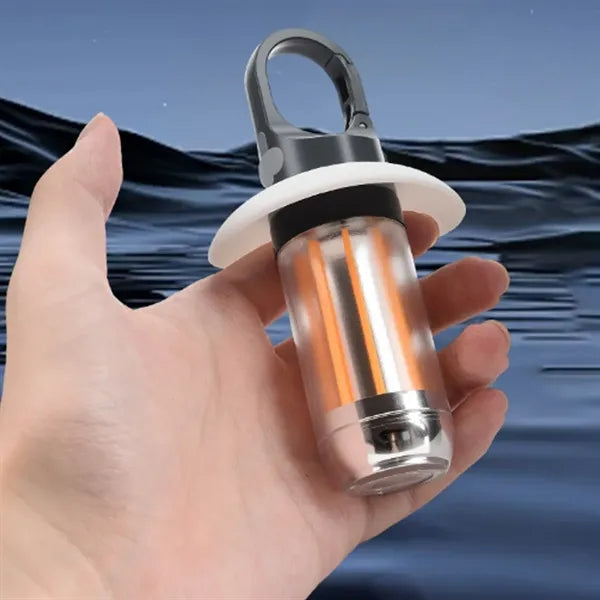 Vintage Camping Lantern with Tungsten Filament Design