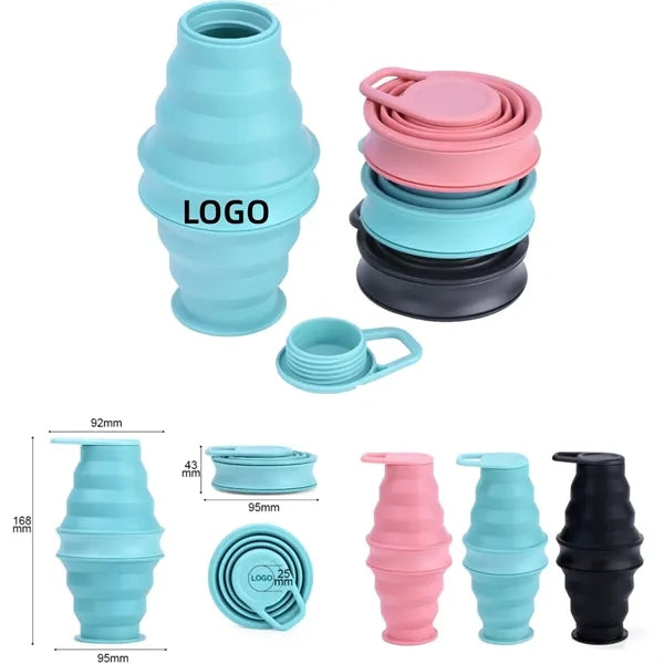 Silicone folding cups