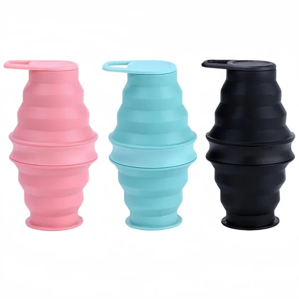 Silicone folding cups