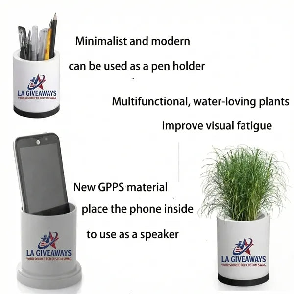 Multifunction Detachable Pen Organizer With Phone Amplifier