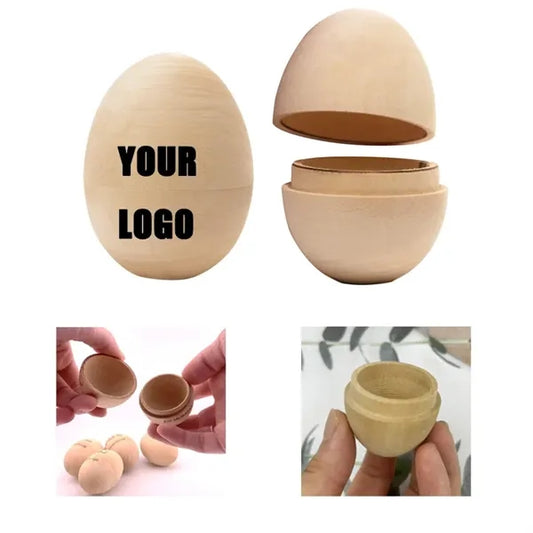 Wooden Easter Egg Shell