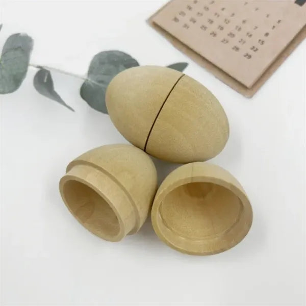 Wooden Easter Egg Shell