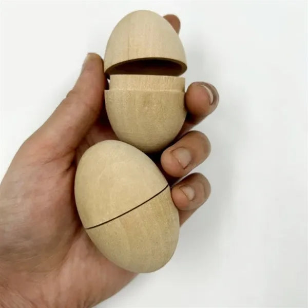 Wooden Easter Egg Shell