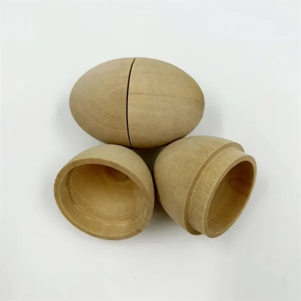 Wooden Easter Egg Shell