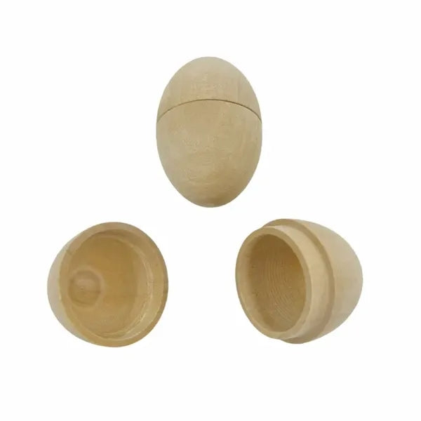 Wooden Easter Egg Shell