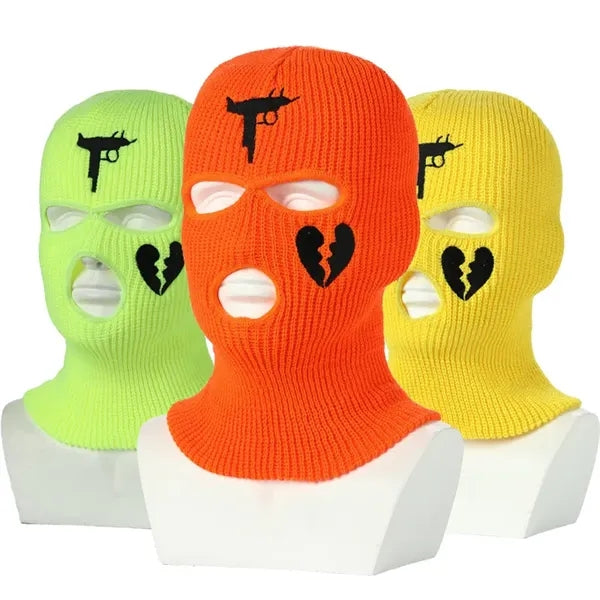 Knitted Triple Opening Face Mask