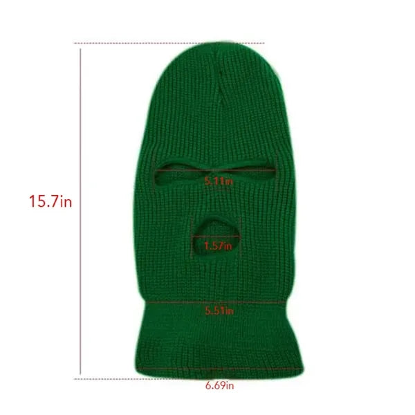 Knitted Triple Opening Face Mask