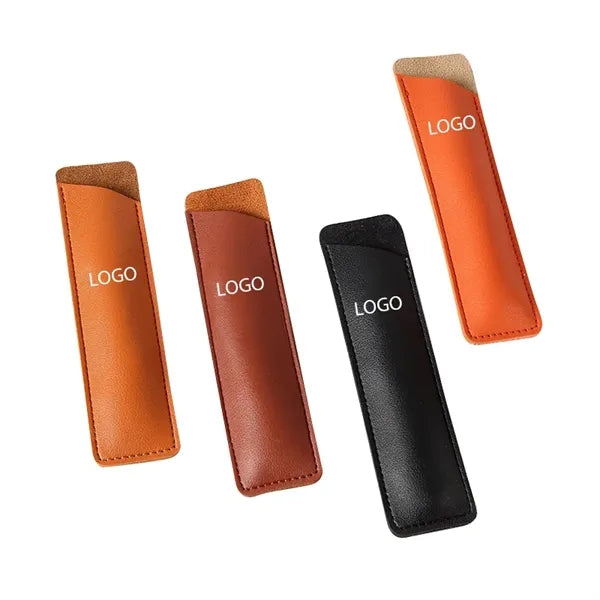 Leather Large-Capacity Pencil Case