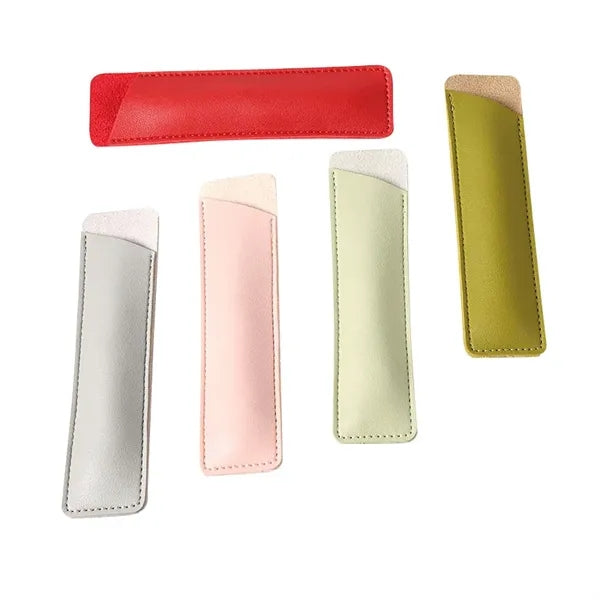 Leather Large-Capacity Pencil Case