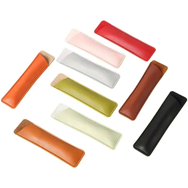 Leather Large-Capacity Pencil Case