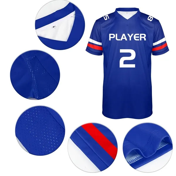 Men's Custom Performance Personalized Rugby Jersey (Full Col