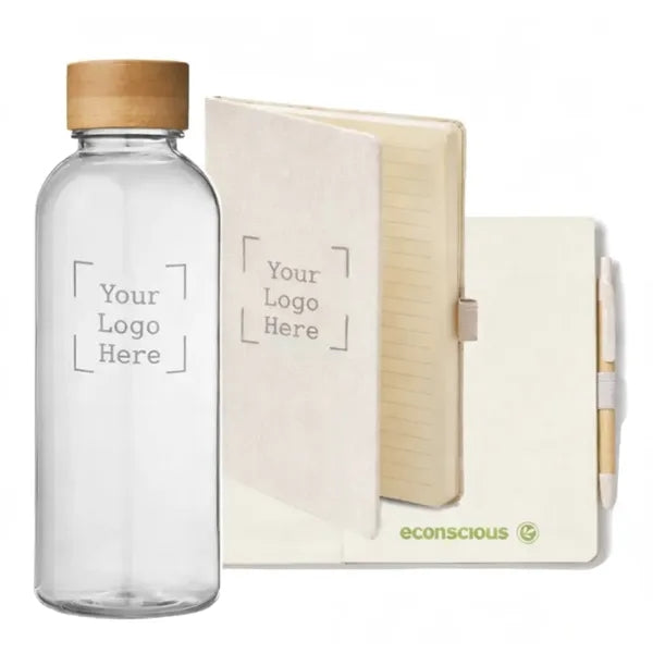 Eco Friendly Journal & Bottle Gift Set