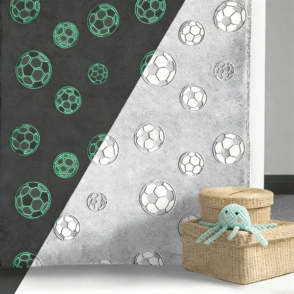 Glow-in-the-dark Soccer Blanket