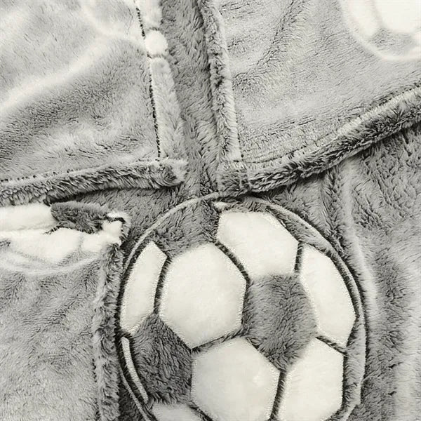 Glow-in-the-dark Soccer Blanket