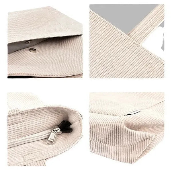 Women Corduroy Tote Bag