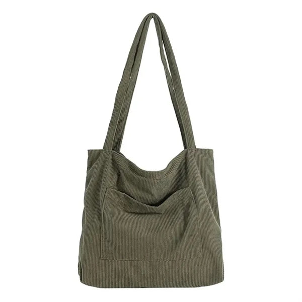 Women Corduroy Tote Bag