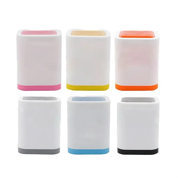 Square pen holder