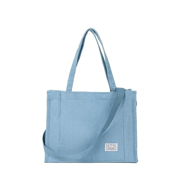 Corduroy Tote Bag for Women