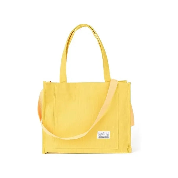 Corduroy Tote Bag for Women