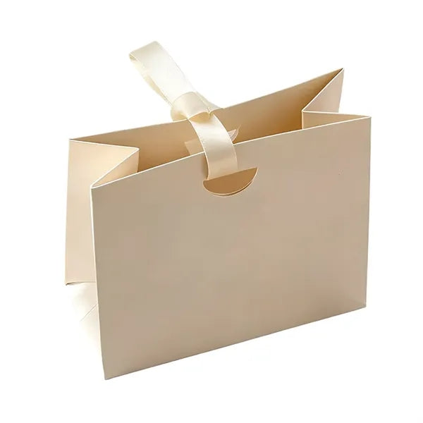 Paper Gift Bags With Ribbon Handles