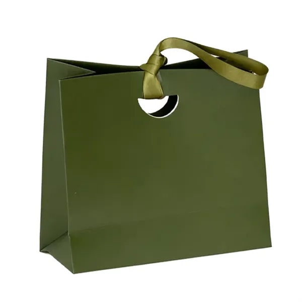 Paper Gift Bags With Ribbon Handles