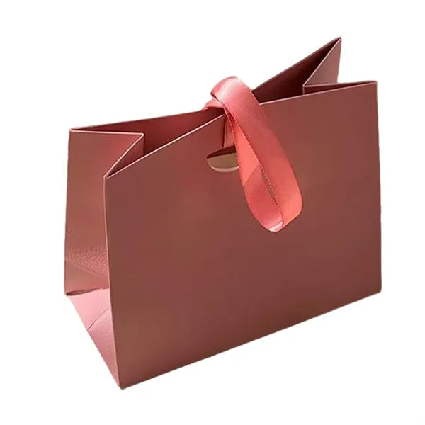 Paper Gift Bags With Ribbon Handles