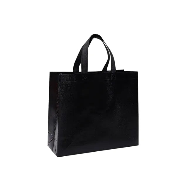 Logo Metallic Finish Tote Bags