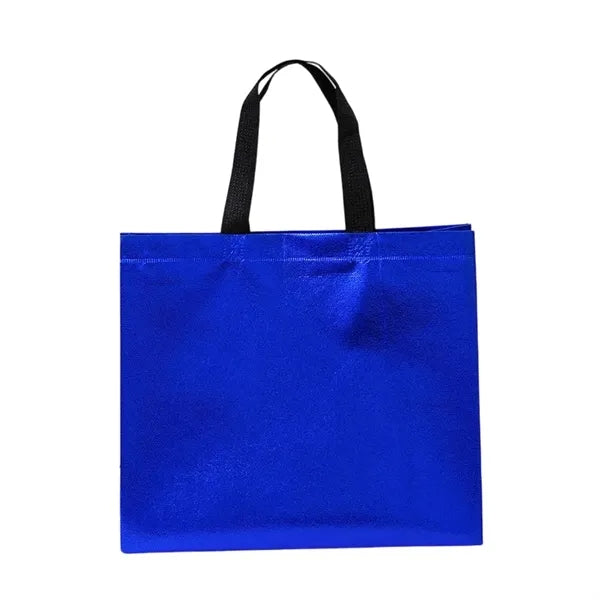 Logo Metallic Finish Tote Bags