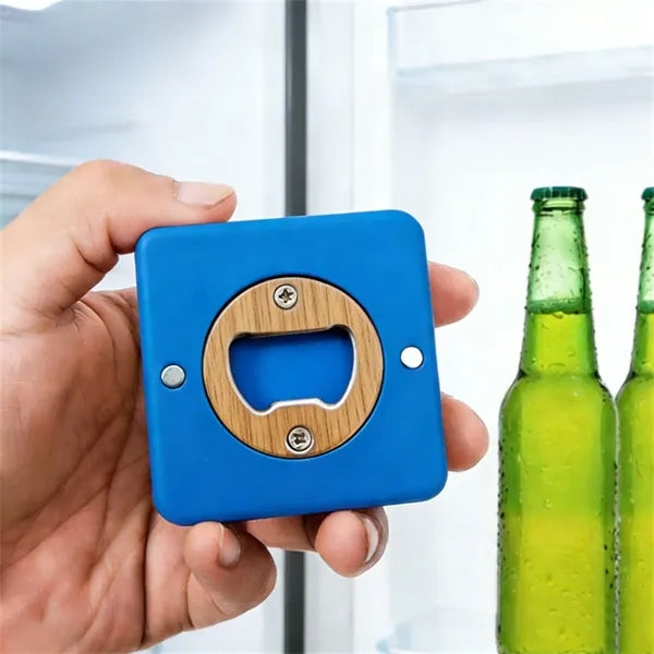 Printed Plastic Fridge Magnet Beer Bottle Opener