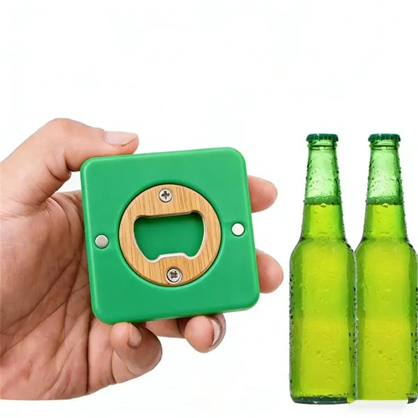 Printed Plastic Fridge Magnet Beer Bottle Opener
