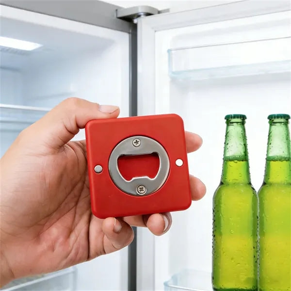 Printed Plastic Fridge Magnet Beer Bottle Opener
