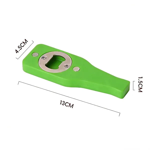 Bottle Shape Plastic Fridge Magnet Beer Bottle Opener