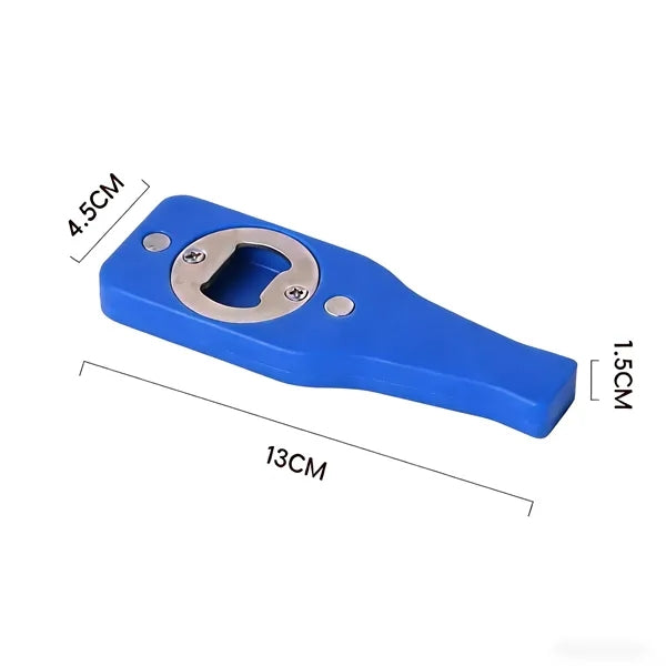 Bottle Shape Plastic Fridge Magnet Beer Bottle Opener