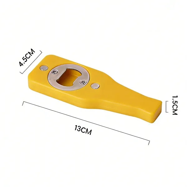 Bottle Shape Plastic Fridge Magnet Beer Bottle Opener