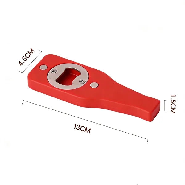 Bottle Shape Plastic Fridge Magnet Beer Bottle Opener
