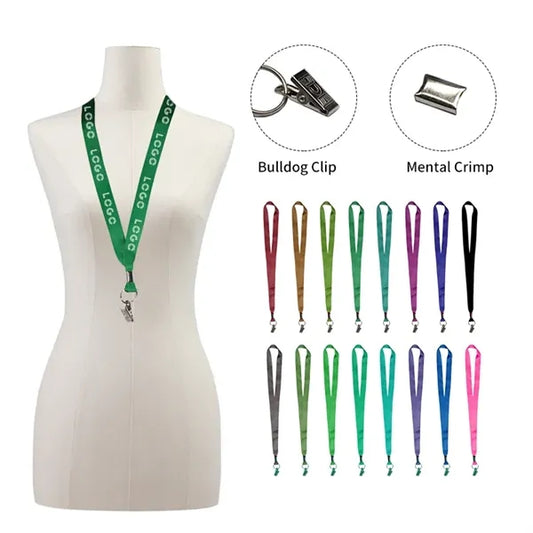Plastic Buckle Alligator Clip Breakaway Lanyard