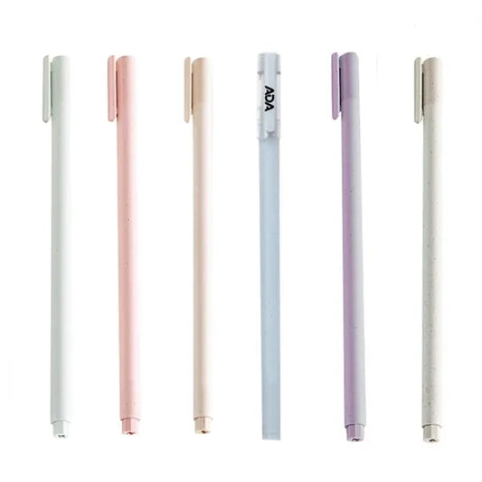 Cap Action Wheat Straw Ballpoint Pen