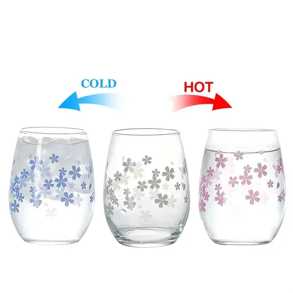 12oz Color Changing Glass Cup Heat-Resistant & Durable