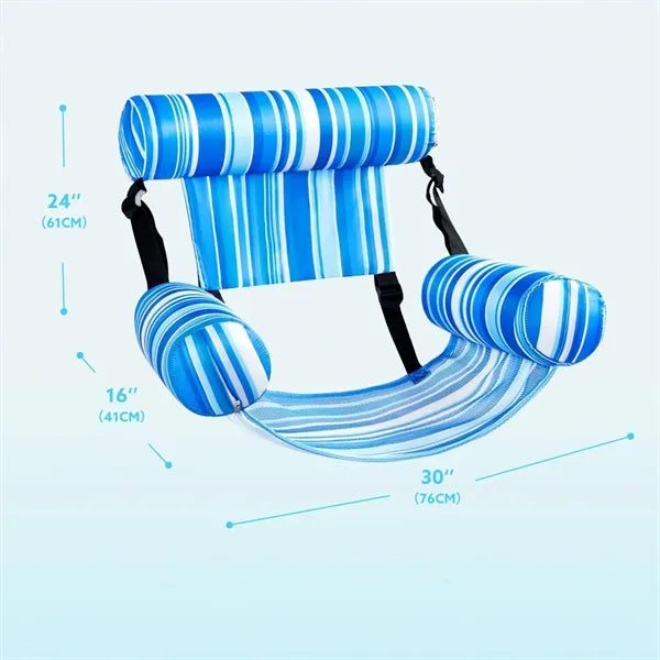 Adjustable Inflatable Pool Float Lounge Chair